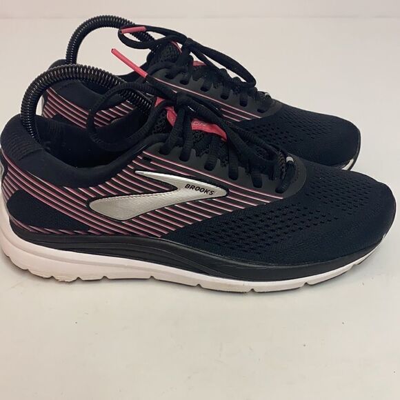 Brooks Addiction 14 Women's Black/Hot Pink/Silver Size 8.5M B64 - Picture 6 of 12